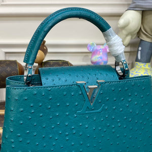 LV N81279 Louis Vuitton Capucines MM Handbag Lake blue - Default Title - View 5