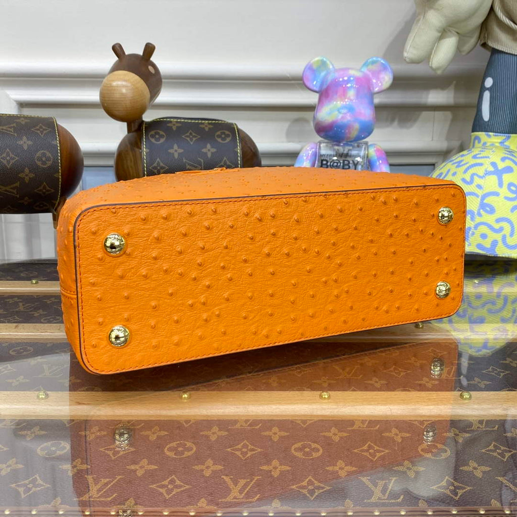 LV N81279 Louis Vuitton Capucines MM Handbag Orange