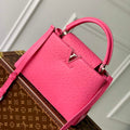 LV N81279 Louis Vuitton Capucines MM Handbag Plum - Default Title - View 1