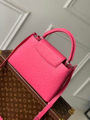 LV N81279 Louis Vuitton Capucines MM Handbag Plum - Default Title - View 2
