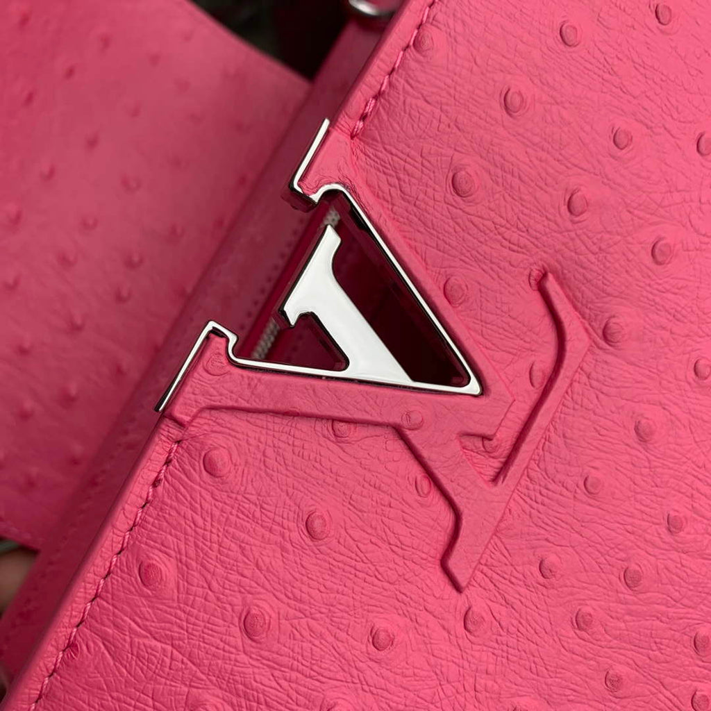 LV N81279 Louis Vuitton Capucines MM Handbag Plum