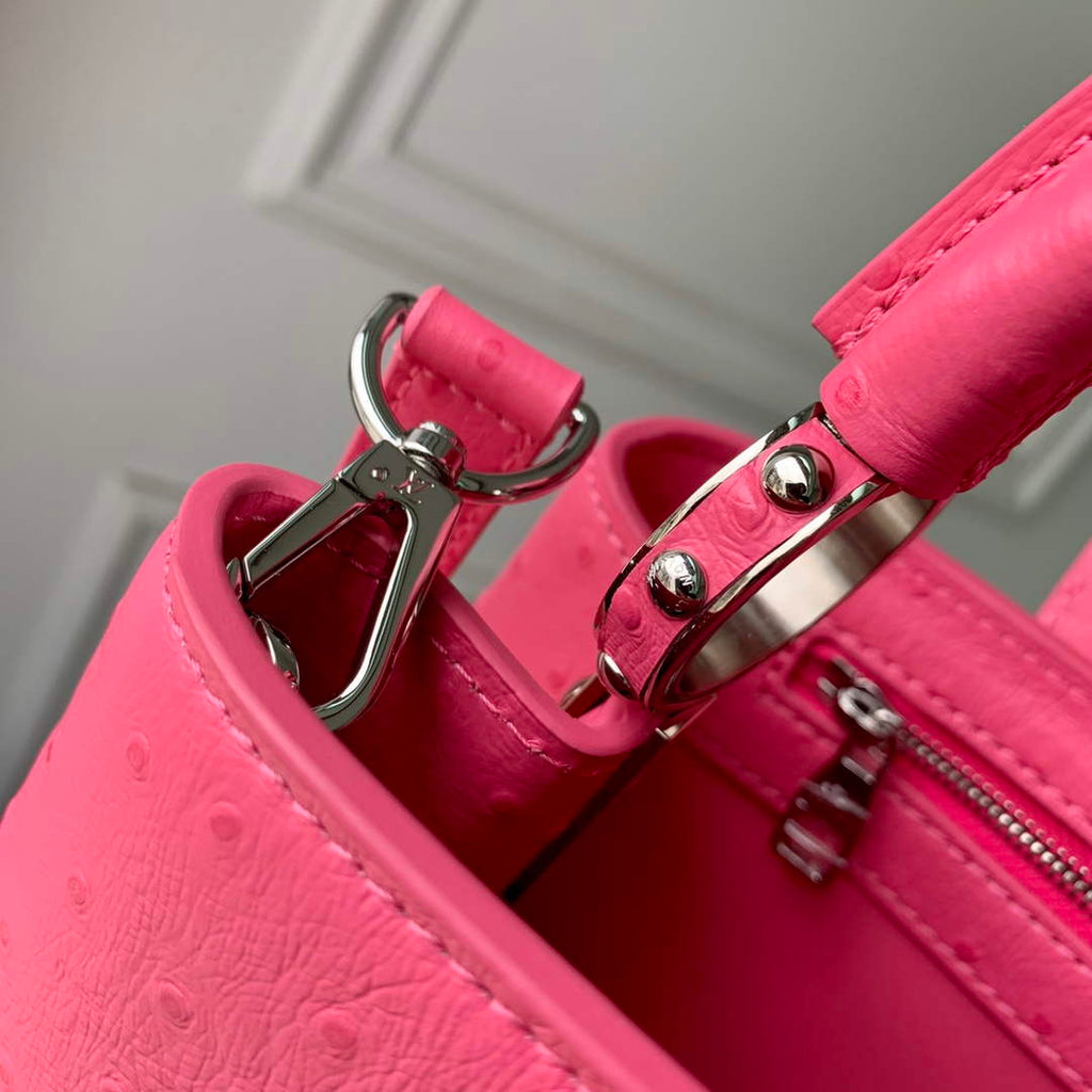 LV N81279 Louis Vuitton Capucines MM Handbag Plum