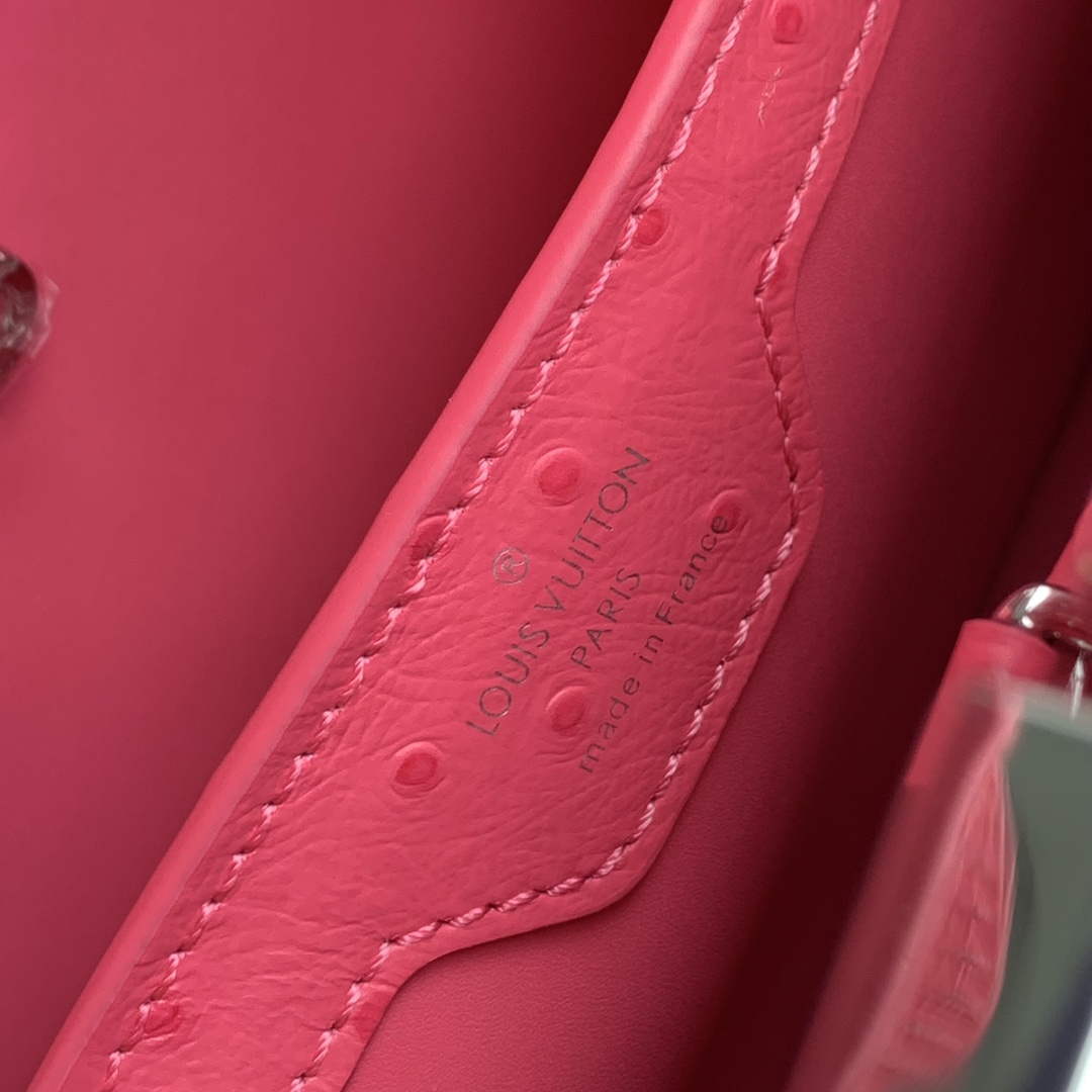 LV N81279 Louis Vuitton Capucines MM Handbag Plum - Default Title - View 9