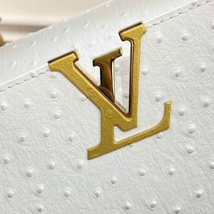LV N81279 Louis Vuitton Capucines MM Handbag White - Default Title - View 6