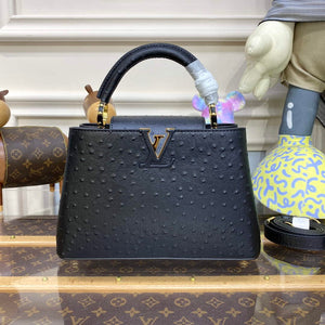 LV N81523 Louis Vuitton Capucines BB Handbag Black - Default Title - View 1