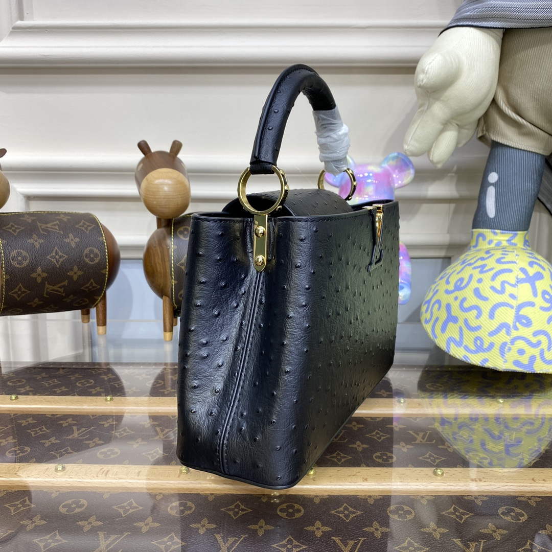 LV N81523 Louis Vuitton Capucines BB Handbag Black - Default Title - View 3