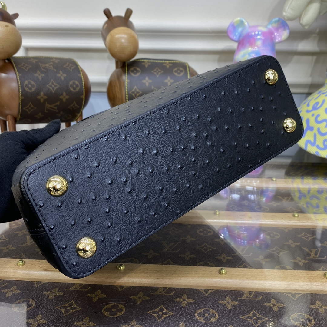 LV N81523 Louis Vuitton Capucines BB Handbag Black
