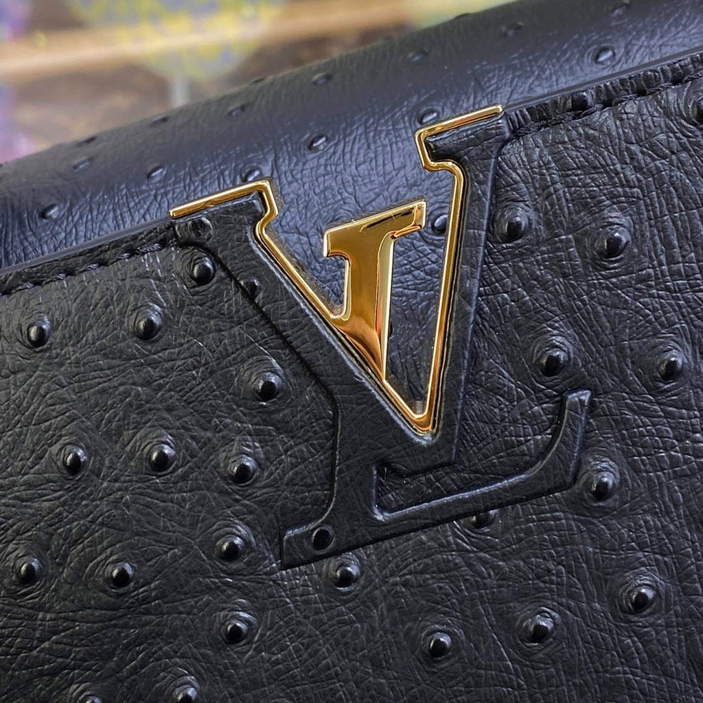LV N81523 Louis Vuitton Capucines BB Handbag Black