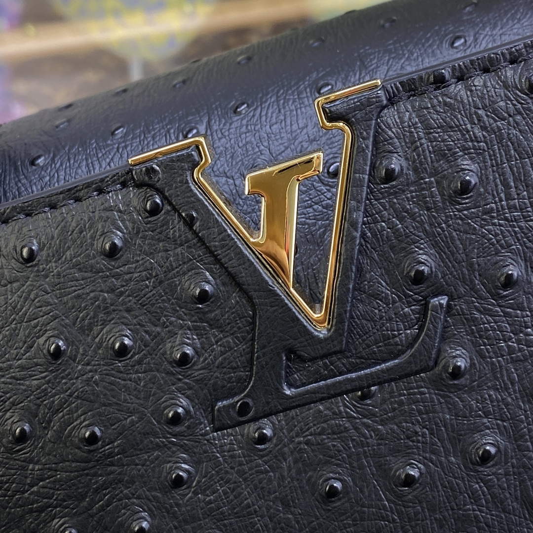 LV N81523 Louis Vuitton Capucines BB Handbag Black