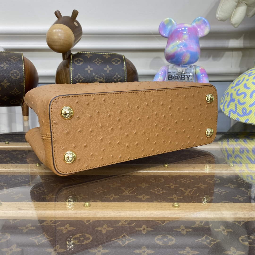 LV N81523 Louis Vuitton Capucines BB Handbag Brown - Default Title - View 4