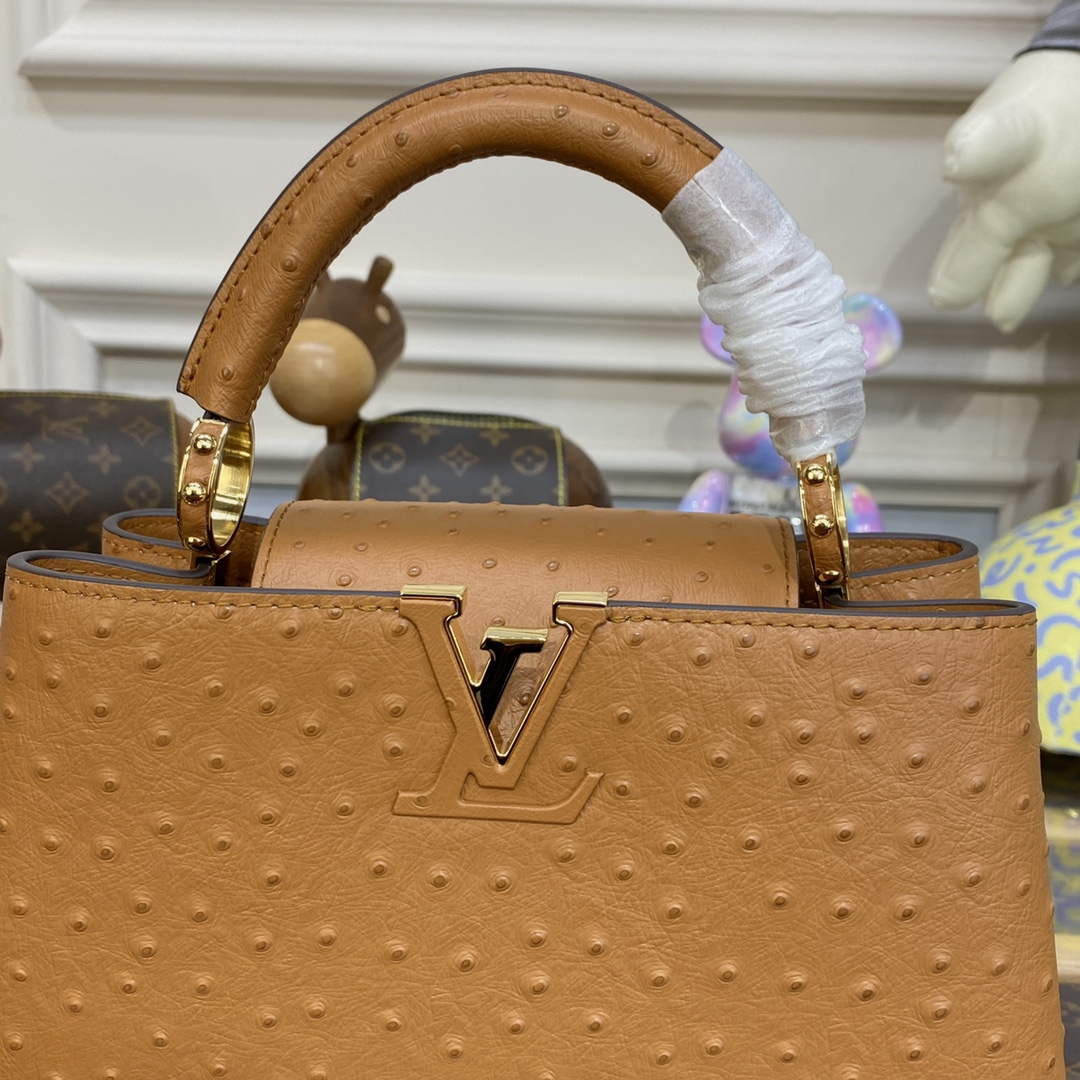 LV N81523 Louis Vuitton Capucines BB Handbag Brown - Default Title - View 5
