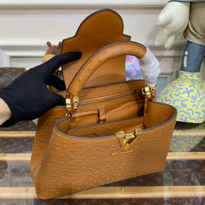 LV N81523 Louis Vuitton Capucines BB Handbag Brown - Default Title - View 9