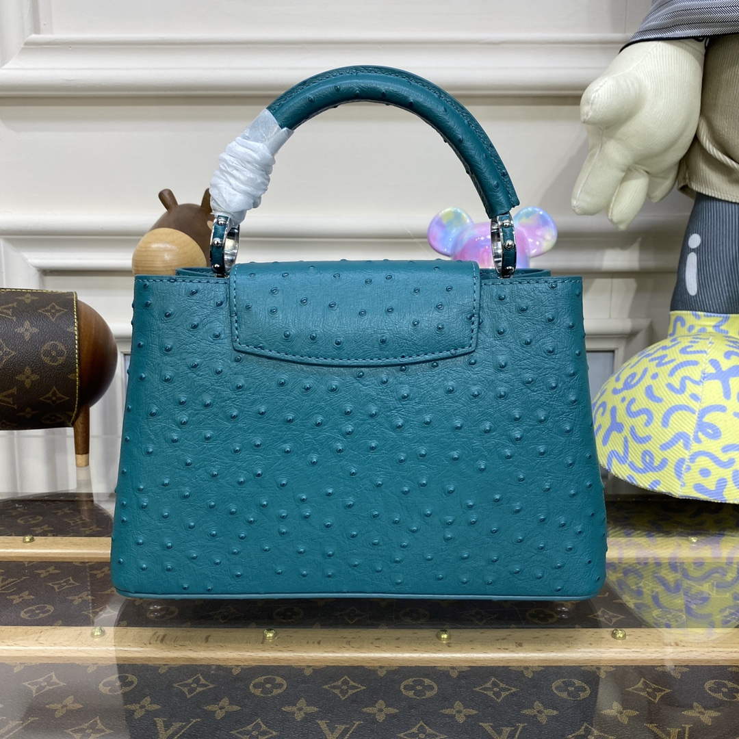 LV N81523 Louis Vuitton Capucines BB Handbag Lake blue - Default Title - View 2