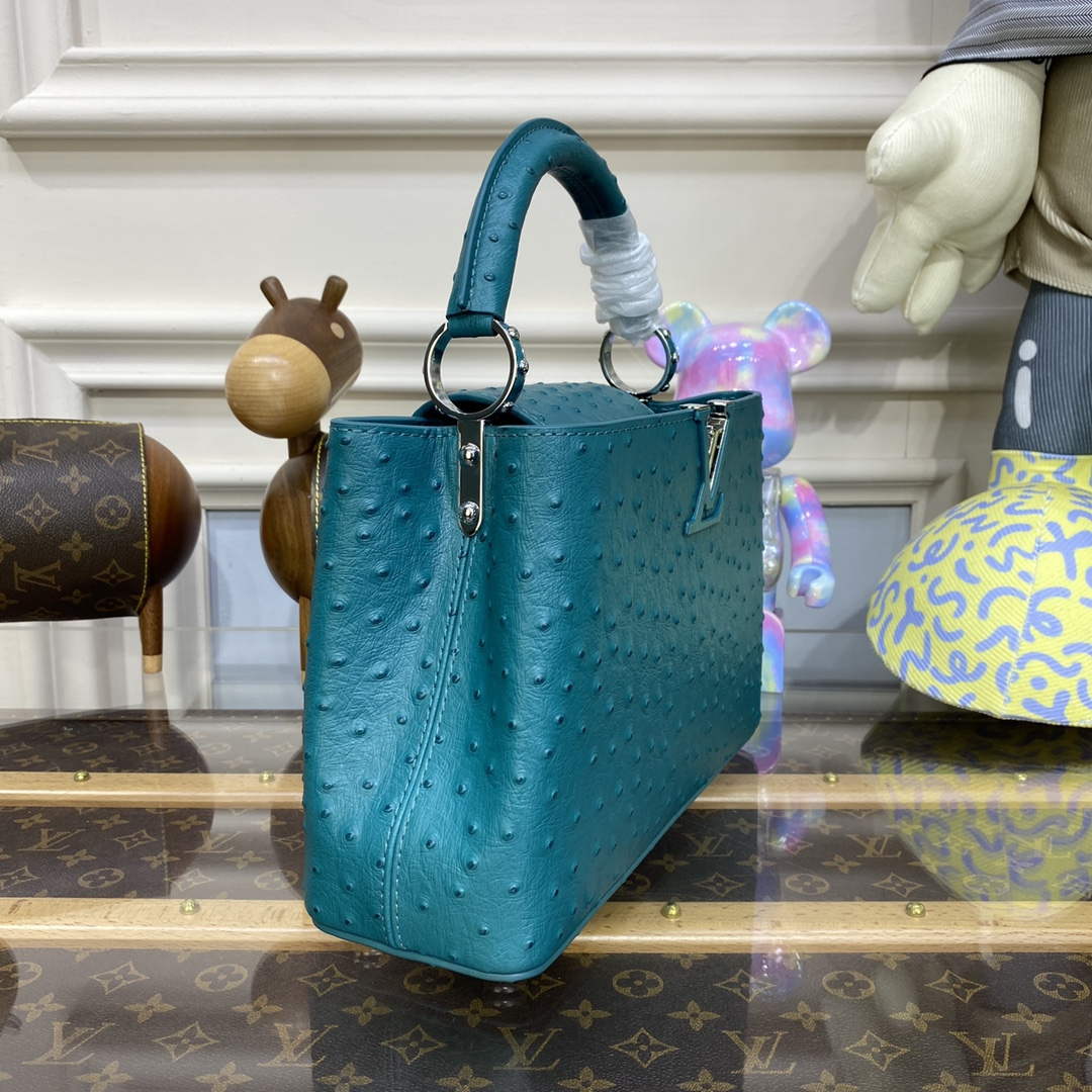 LV N81523 Louis Vuitton Capucines BB Handbag Lake blue - Default Title - View 3