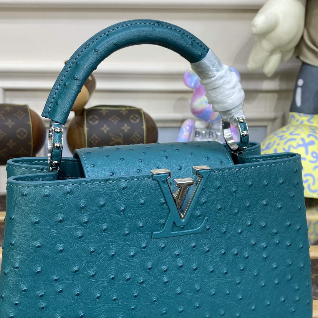 LV N81523 Louis Vuitton Capucines BB Handbag Lake blue - Default Title - View 5