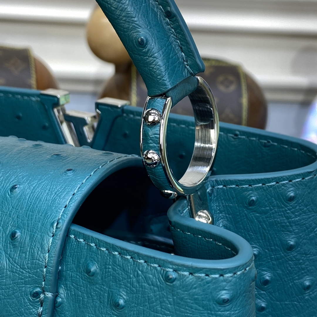 LV N81523 Louis Vuitton Capucines BB Handbag Lake blue - Default Title - View 7