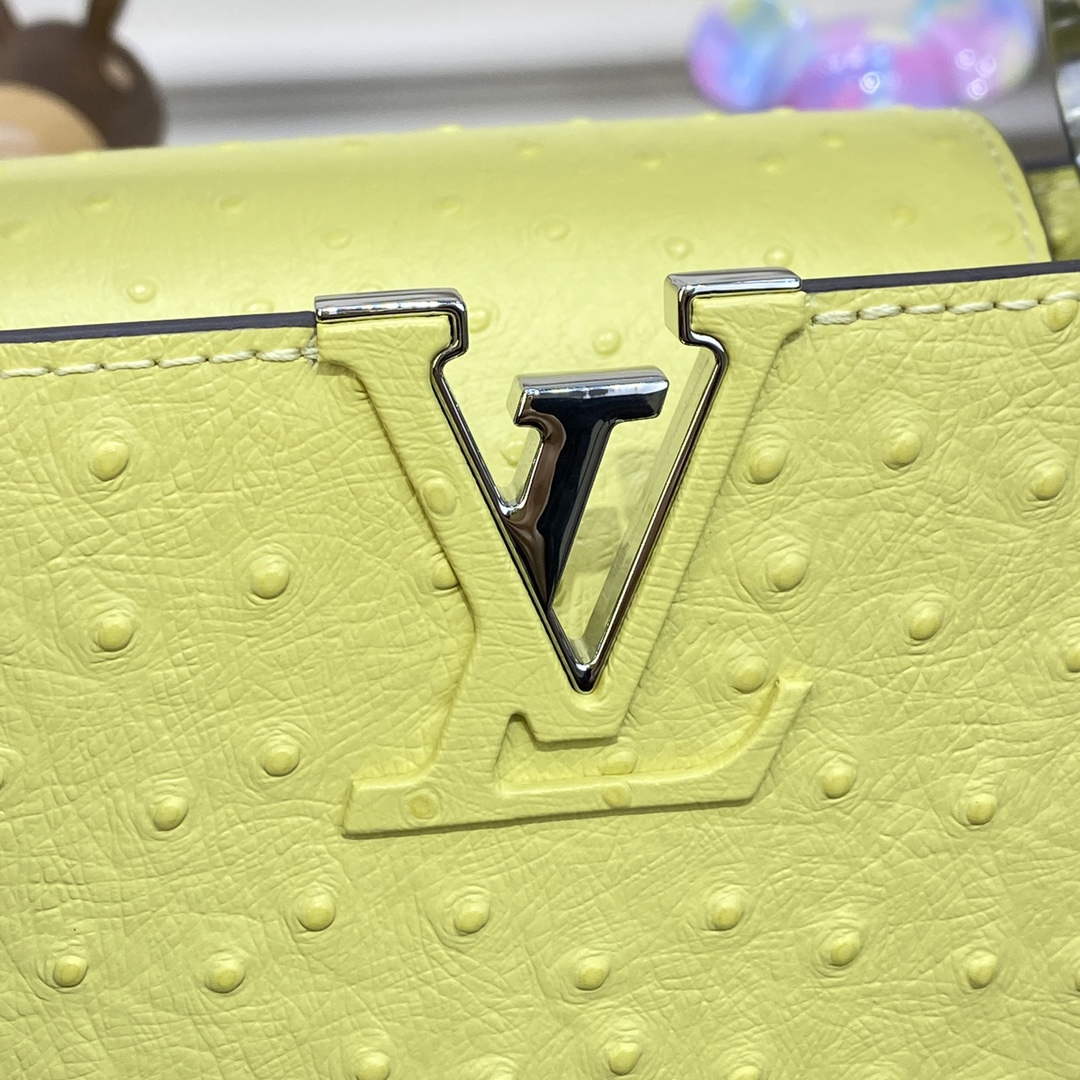 LV N81523 Louis Vuitton Capucines BB Handbag lemon yellow - Default Title - View 6