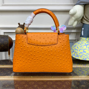 LV N81523 Louis Vuitton Capucines BB Handbag Orange - Default Title - View 2