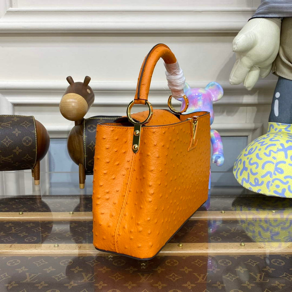 LV N81523 Louis Vuitton Capucines BB Handbag Orange