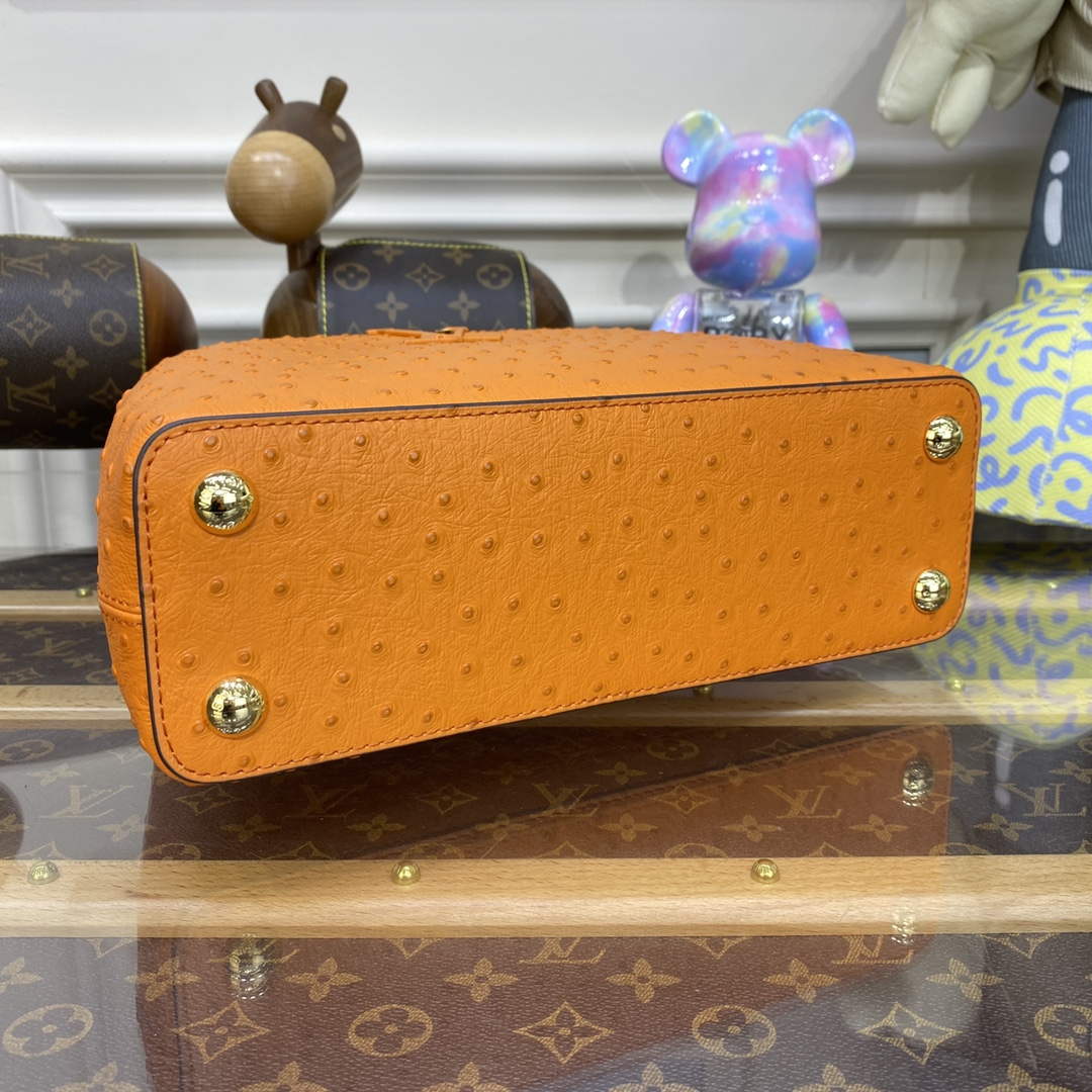 LV N81523 Louis Vuitton Capucines BB Handbag Orange - Default Title - View 4