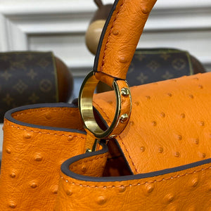 LV N81523 Louis Vuitton Capucines BB Handbag Orange - Default Title - View 6