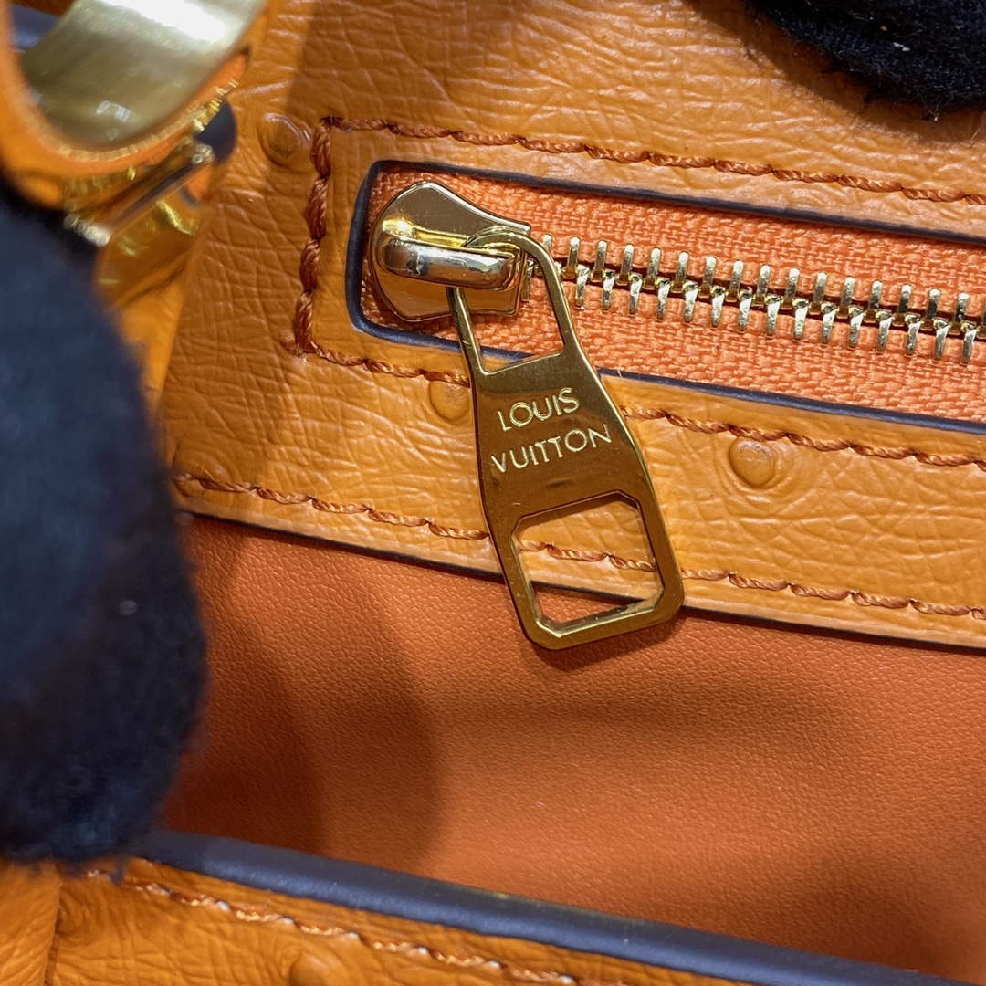 LV N81523 Louis Vuitton Capucines BB Handbag Orange - Default Title - View 8