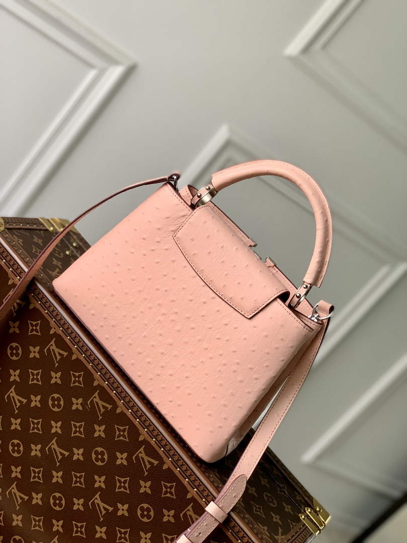 LV N81523 Louis Vuitton Capucines BB Handbag Pink - Default Title - View 2