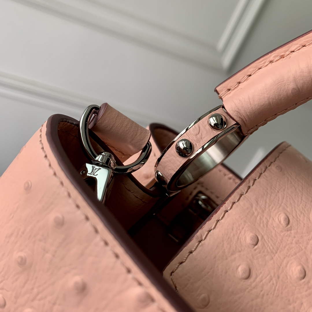 LV N81523 Louis Vuitton Capucines BB Handbag Pink - Default Title - View 7