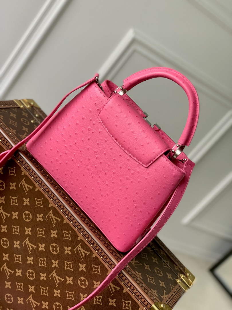 LV N81523 Louis Vuitton Capucines BB Handbag Plum - Default Title - View 2