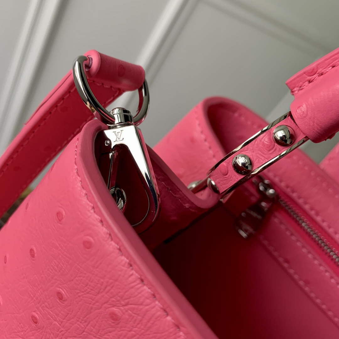 LV N81523 Louis Vuitton Capucines BB Handbag Plum - Default Title - View 8