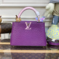 LV N81523 Louis Vuitton Capucines BB Handbag Purple - Default Title - View 1