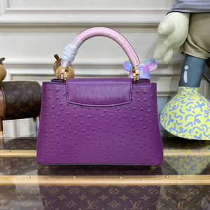 LV N81523 Louis Vuitton Capucines BB Handbag Purple - Default Title - View 2