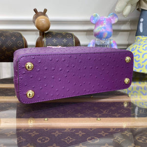LV N81523 Louis Vuitton Capucines BB Handbag Purple - Default Title - View 4