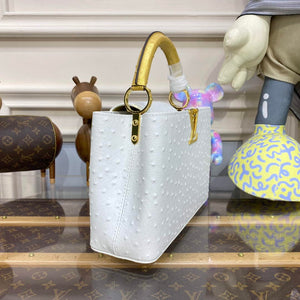LV N81523 Louis Vuitton Capucines BB Handbag White - Default Title - View 3