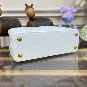 LV N81523 Louis Vuitton Capucines BB Handbag White - Default Title - View 4