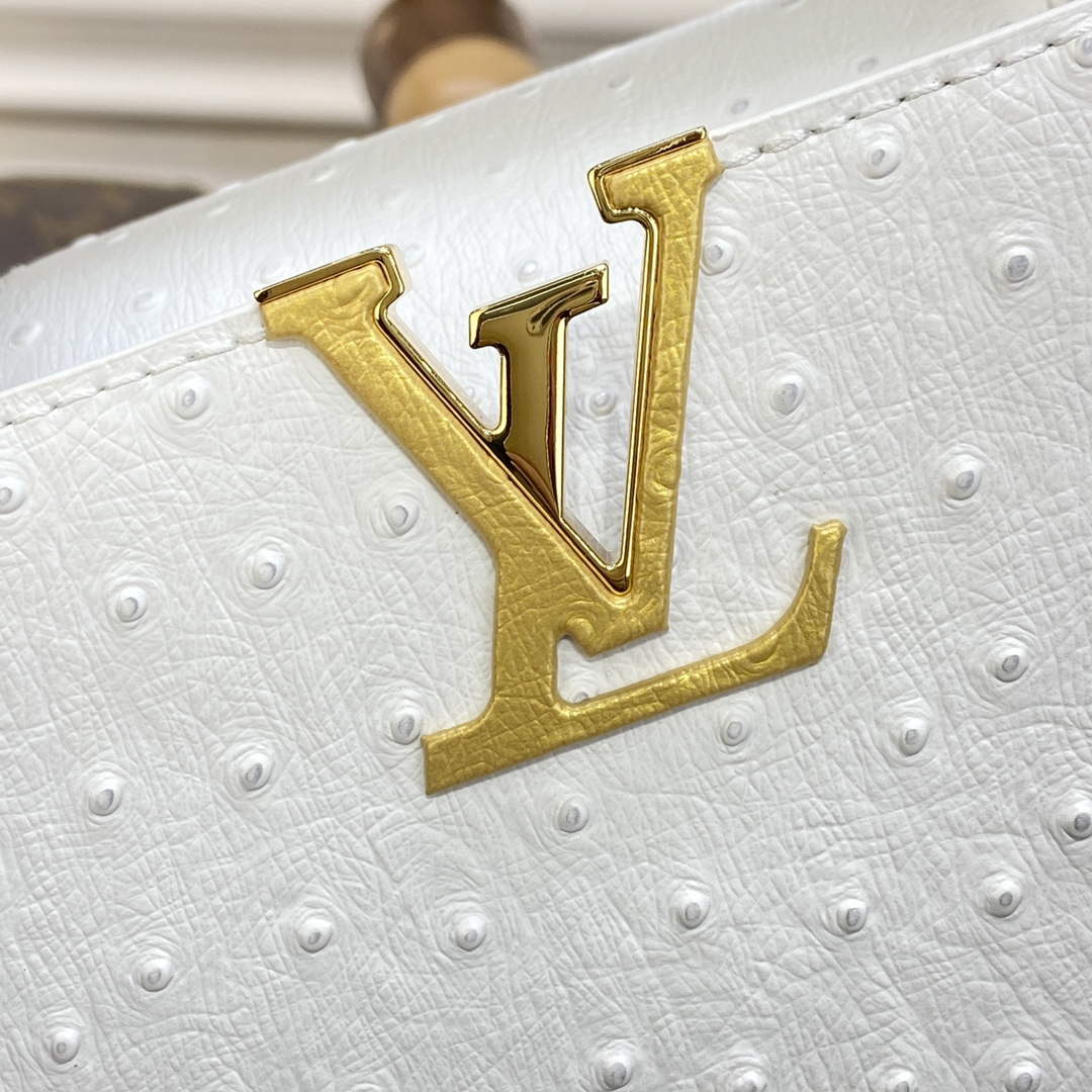 LV N81523 Louis Vuitton Capucines BB Handbag White - Default Title - View 5