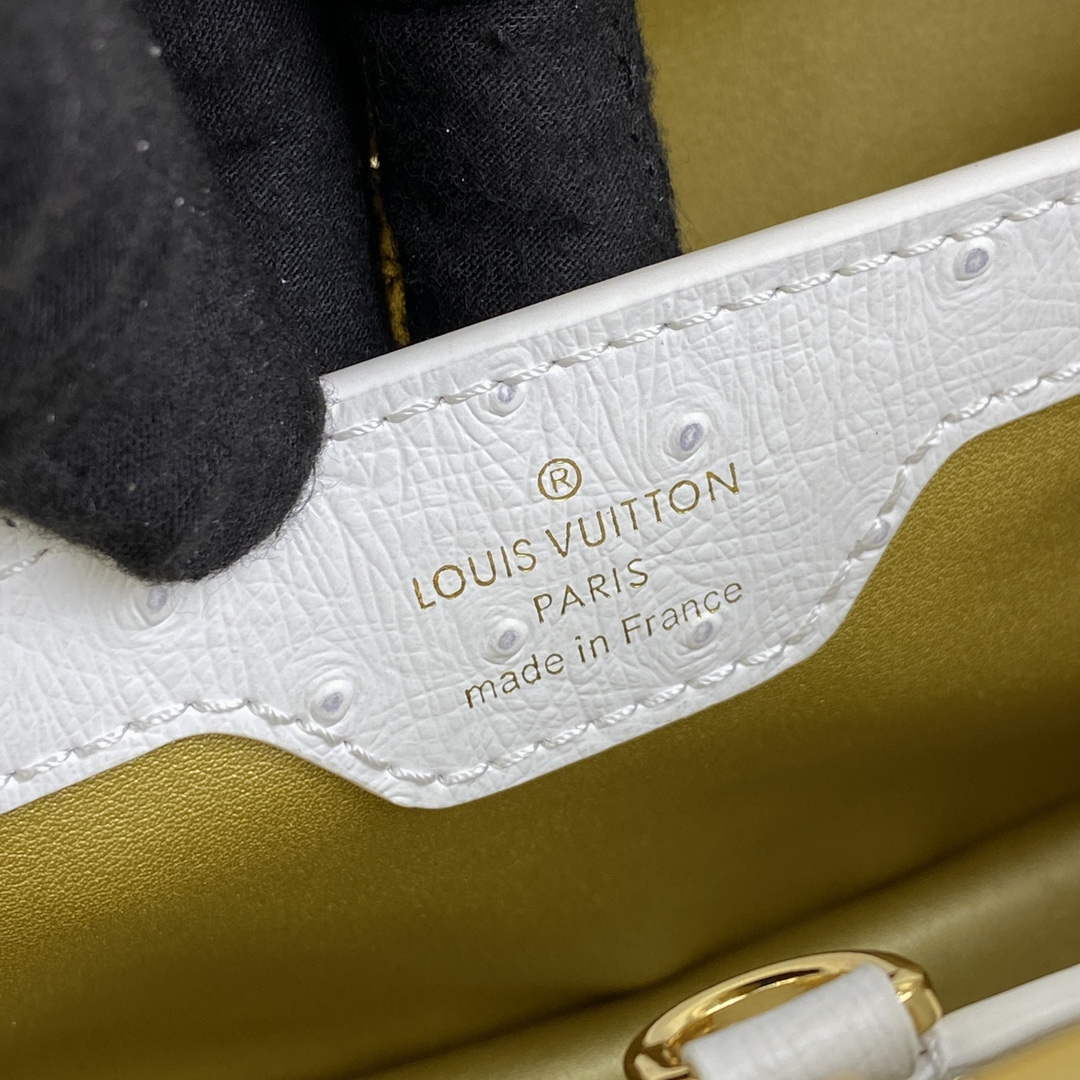 LV N81523 Louis Vuitton Capucines BB Handbag White - Default Title - View 8