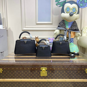 LV N81523 Louis Vuitton Capucines Mini Handbag Black - Default Title - View 2