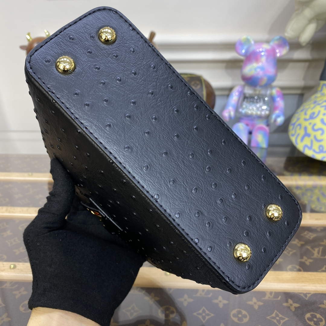 LV N81523 Louis Vuitton Capucines Mini Handbag Black - Default Title - View 5