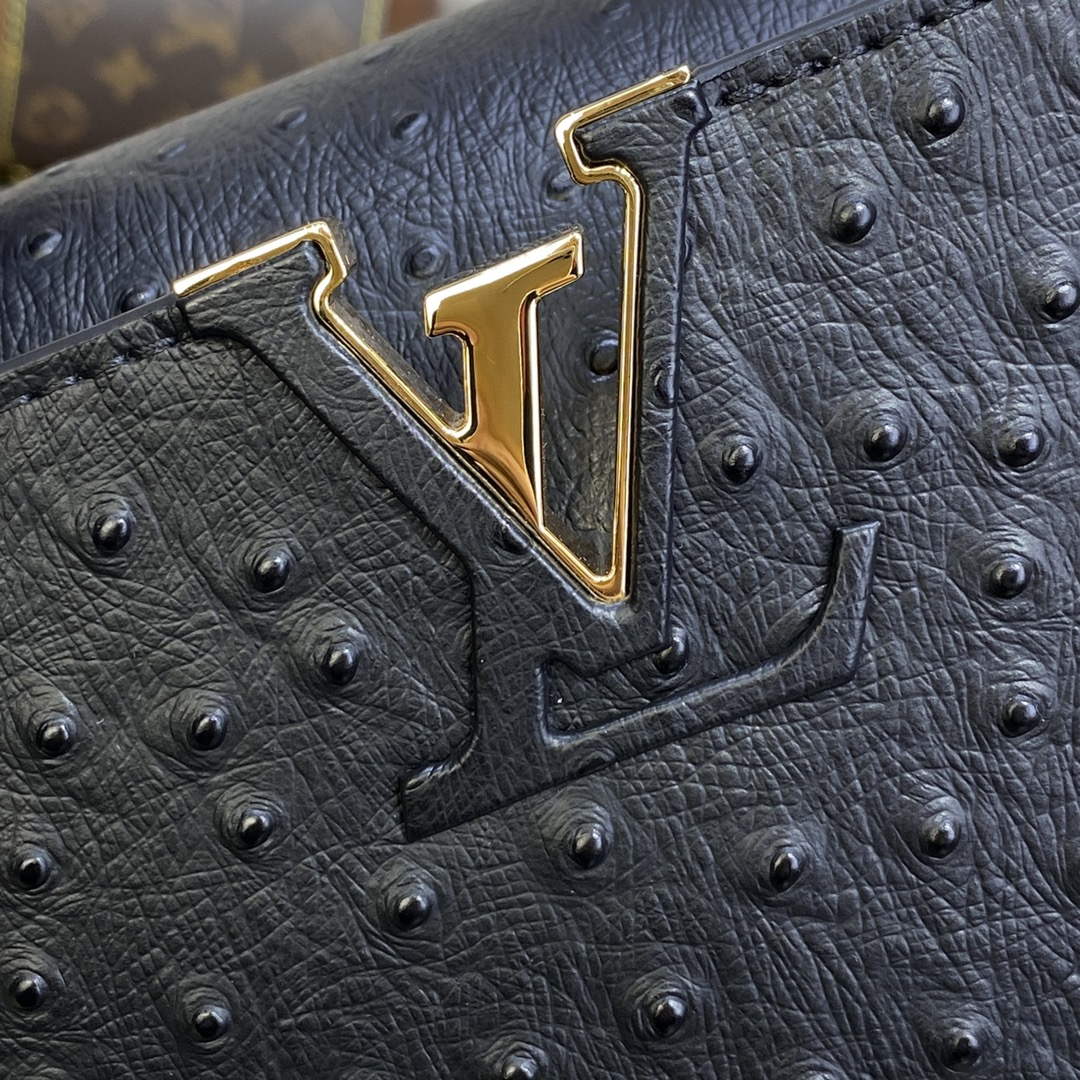 LV N81523 Louis Vuitton Capucines Mini Handbag Black - Default Title - View 8