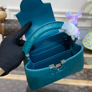 LV N81523 Louis Vuitton Capucines Mini Handbag Lake blue - Default Title - View 9