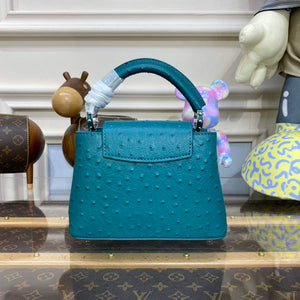 LV N81523 Louis Vuitton Capucines Mini Handbag Lake blue - Default Title - View 2