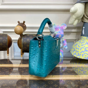 LV N81523 Louis Vuitton Capucines Mini Handbag Lake blue - Default Title - View 3