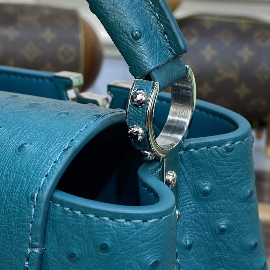 LV N81523 Louis Vuitton Capucines Mini Handbag Lake blue - Default Title - View 7