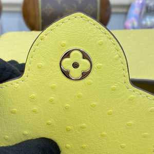 LV N81523 Louis Vuitton Capucines Mini Handbag lemon yellow - Default Title - View 8