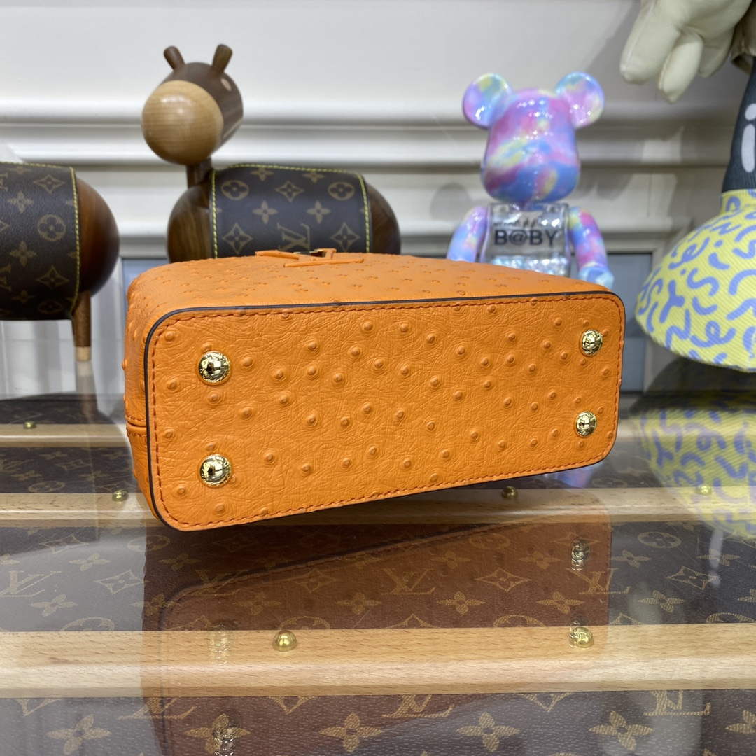 LV N81523 Louis Vuitton Capucines Mini Handbag Orange - Default Title - View 4