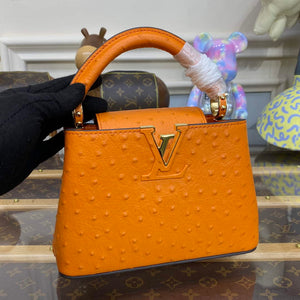 LV N81523 Louis Vuitton Capucines Mini Handbag Orange - Default Title - View 5