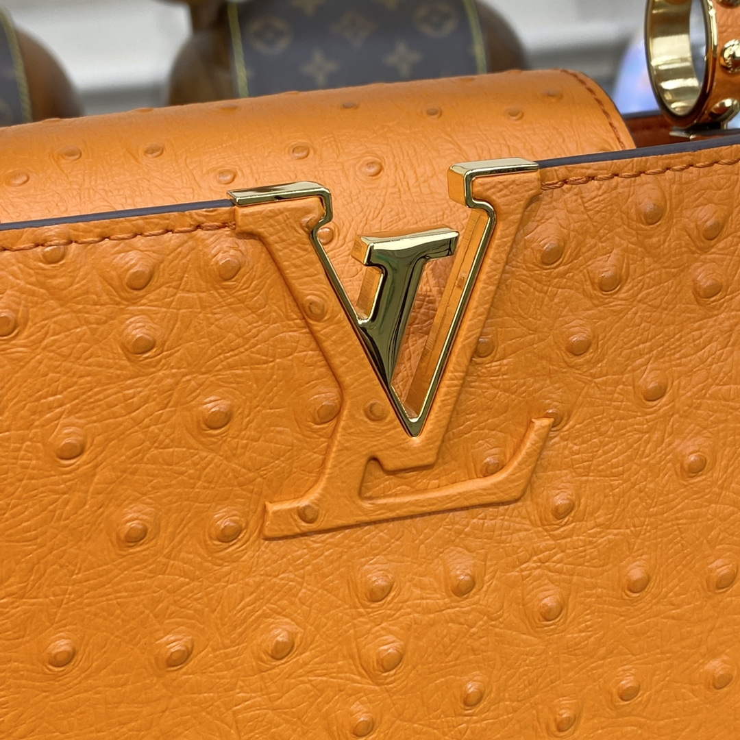 LV N81523 Louis Vuitton Capucines Mini Handbag Orange - Default Title - View 6