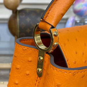 LV N81523 Louis Vuitton Capucines Mini Handbag Orange - Default Title - View 7