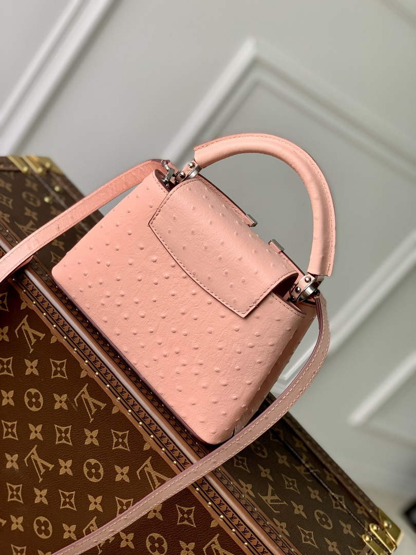LV N81523 Louis Vuitton Capucines Mini Handbag Pink - Default Title - View 2